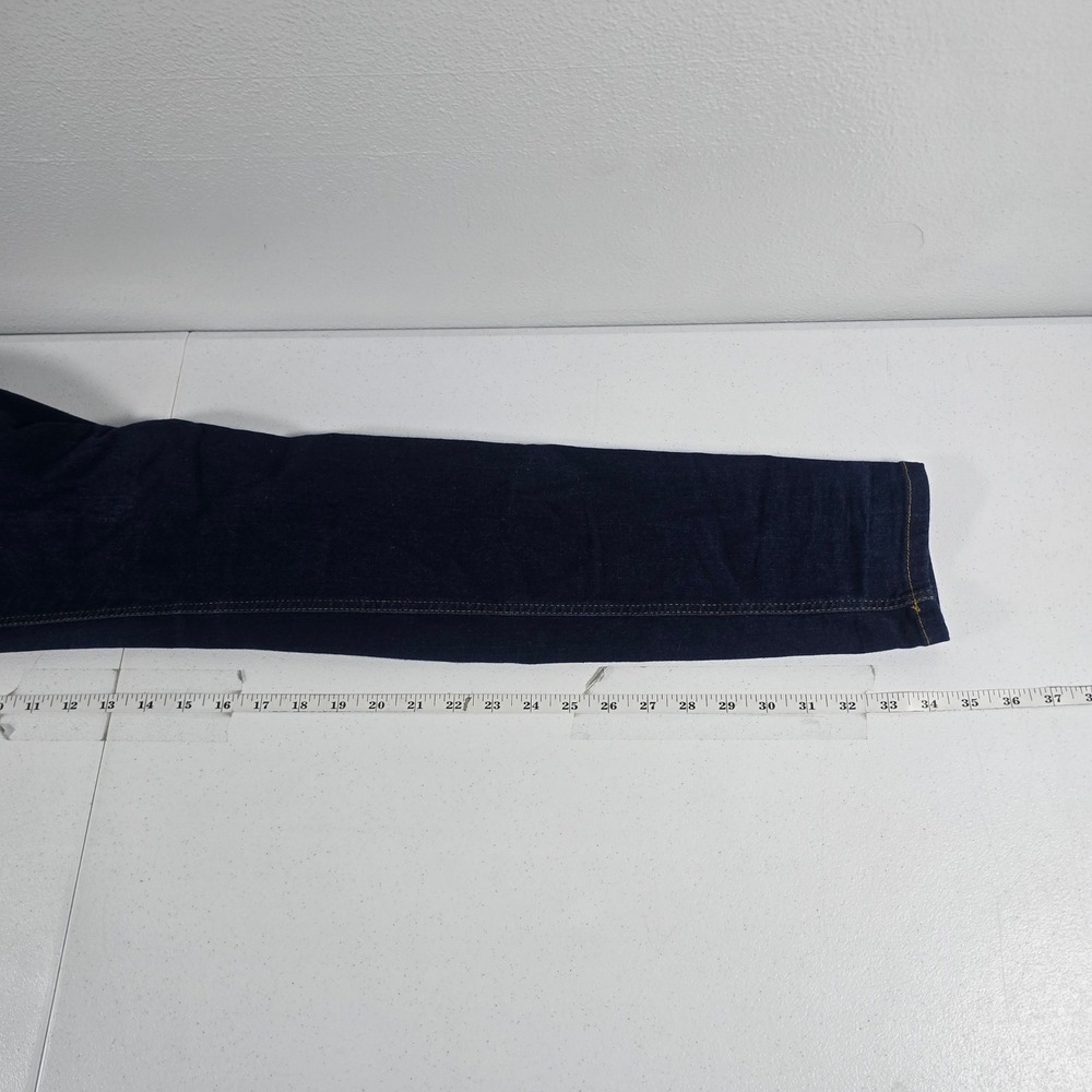 Long Tall Sally Womens Skinny Jeans Indigo Blue Dark Wash 36 Inseam US 14 13599 - Picture 5 of 10